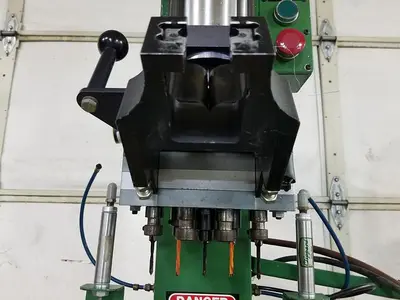 USED GRASS HINGE & LINE BORING MACHINE