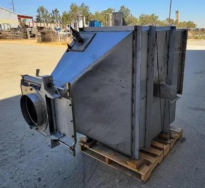 Hopper, 50 CF, S/st, 51" x 30" x 72", Cone Bottom, A #S744198