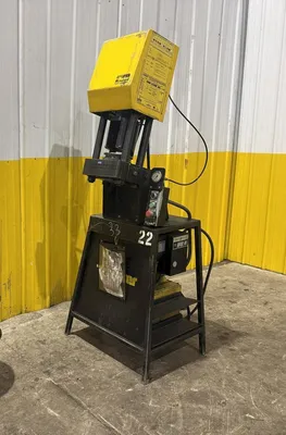 1.25" PARKER SUPER-KRIMP HYDRAULIC HOSE CRIMPER & CRIMP DIES, WITH ENERPAC HYDRAULIC UNIT: YOBRO #25556