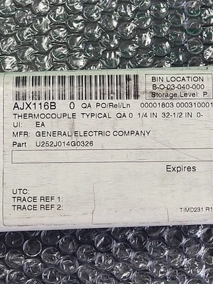 NEW GENERAL ELECTRIC GE U252J014G0326