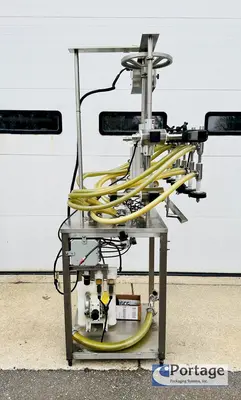 USED INLINE FILLING SYSTEMS SEMI-AUTOMATIC OVERFLOW FILLER