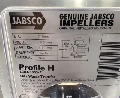 USED Jabsco 6303-0003-P