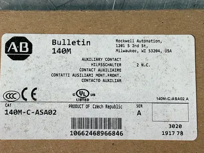 Used ALLENBRADLEY 140MCASA02 Contact Blocks Ohio US | HGR 24 #1286720