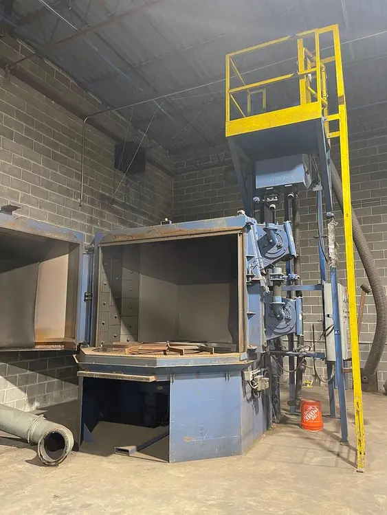 Used 2012 WHEELABRATOR 84" TABLE Table Shot Blaster (Turntable) Pennsylvania US | Shot Blasting Equipment #1455783