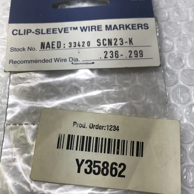 NEW Brady SCN23-K