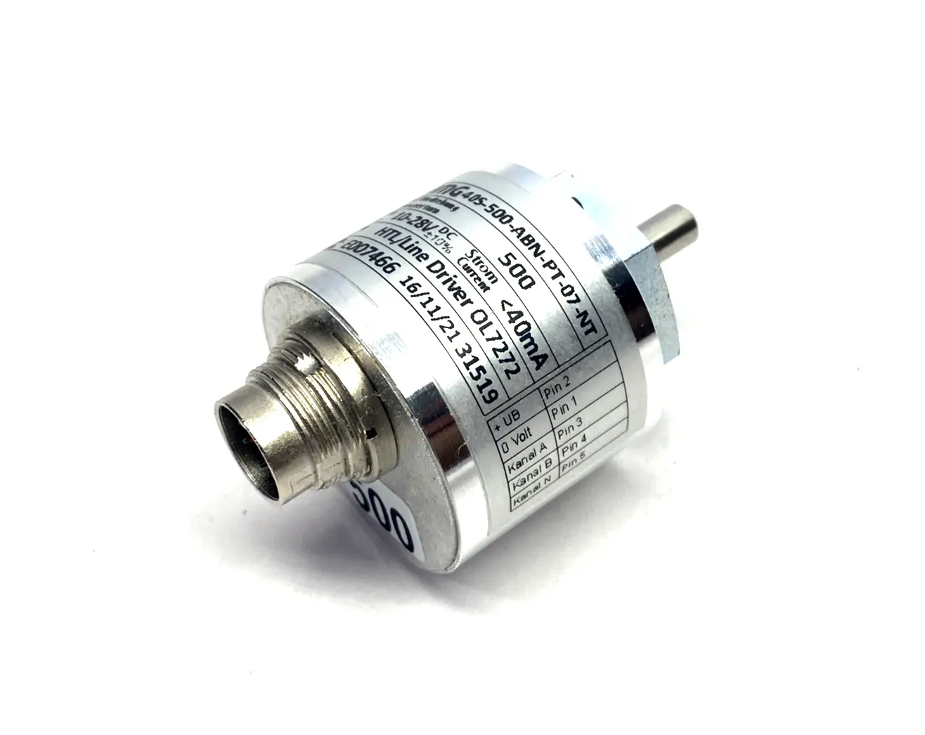 40S-500-ABN-PT-07-NT, IMG 40S-500-ABN-PT-07-NT, 16-086-11520 | IMG 40S-500-ABN-PT-07-NT Rotary Shaft Encoder 16-086-11520 - New Other