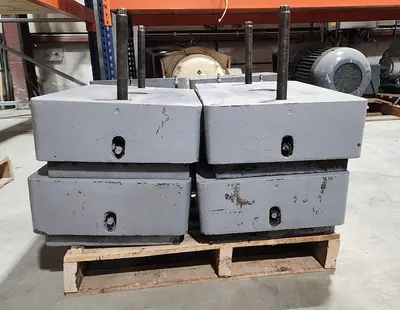 21" x 15" x 6 1/2" Vibro Pads / Isolation Mounts