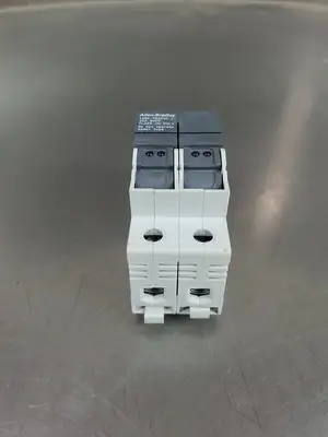USED Allen-Bradley 1492-FB2C30-L Class CC Fuse Holder, 30A 600V
