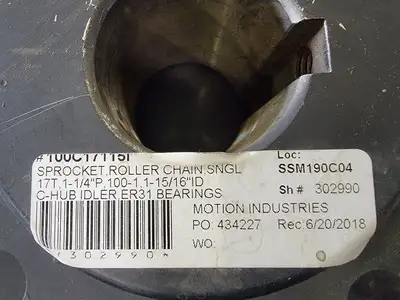 Roller Idler Chain Sprocket 100C17115S