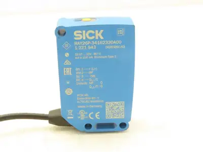 Sick RAY26P-34162330A00 Photoelectric Proximity Sensor 0-4.5m Sensing Range
