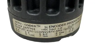 NEW ACCU-CODER 25T-40SJ-1024NV1RHV-SMX-T4S3CE ENCODER