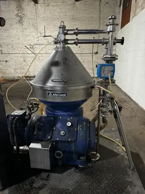 Used 1996 ALFA LAVAL VNPX 510 SGD 34 GS Disc Automatic Centrifuges Ohio US | HGR 24 #729526
