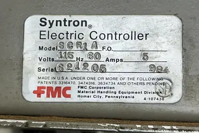 Used SYNTRON SCR1A Industrial Controls Ohio US | Surplus Asset Holdings #1235222