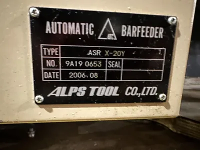 2006 ALPS TOOL ASR X-20Y Bar Feeder | Graff-Pinkert (6)