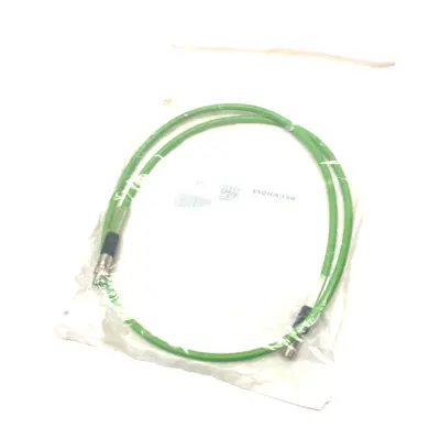 NEW BECKHOFF DOUBLE ENDED ETHERCAT POWER CABLE M8 4-PIN 1M