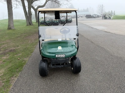 (1) 2017 E-Z-Go golf cart with a Kawasaki gas engine, model 625111G01, does not include Club canopy,...