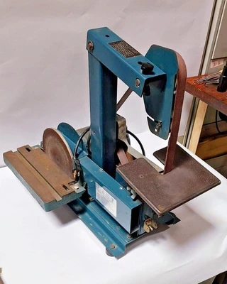 Jet Industrial Grinder 1" Belt Sander Disc Single Phase Motor