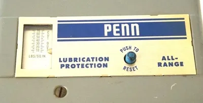 NEW PENN JOHNSON CONTROLS ALL-RANGE LUBRICATION PROTECTION LUBE OIL CONTROL
