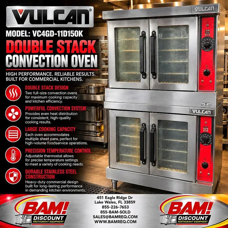Used VULCAN VC4GD-11D150K Ovens Florida US | BAM Discount Restaurant Equipment #1518957