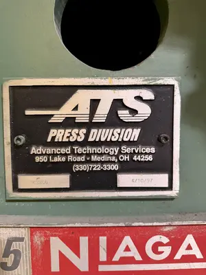 Used 1997 NIAGARA A-35 O.B.I. Presses Ohio US | G-2000, Inc. #1326860
