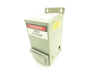 Federal Pacific Transformer 1KVA PRI 240/480V SEC 120/240V 1PH w/Receptacle