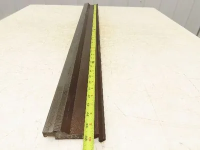 Press Brake Gooseneck Punch Die 46-3/4" L 90° V 1/4" Finger 3-5/8" H Safety Tang