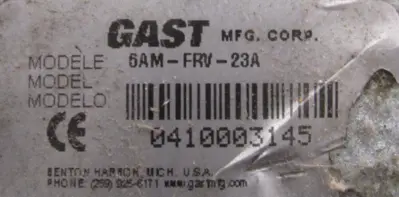 USED GAST 6AM-FRV-23A AIR MOTOR 6AMFRV23A