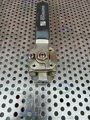 USED SVF -F. C. I. R86666ATSE COMPRESSION BALL VALVE W/ 1" THREADED FITTING 1500PSI