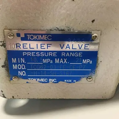 USED TOKIMEC TCG62-03-FE-CE-P7-H-14-SH-S167