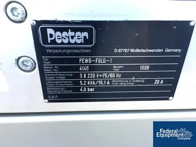 USED Pester Pester Bundler, Model PEWO Fold1