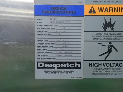 USED DESPATCH SPEC DRAWER OVEN
