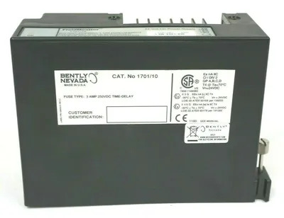 NEW BENTLY NEVADA 1701/10 FIELD MONITOR POWER SUPPLY 170110