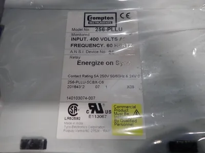 New | in-Stock CROMPTON 256PLLU Relays & Switches | HGR 24 #739615
