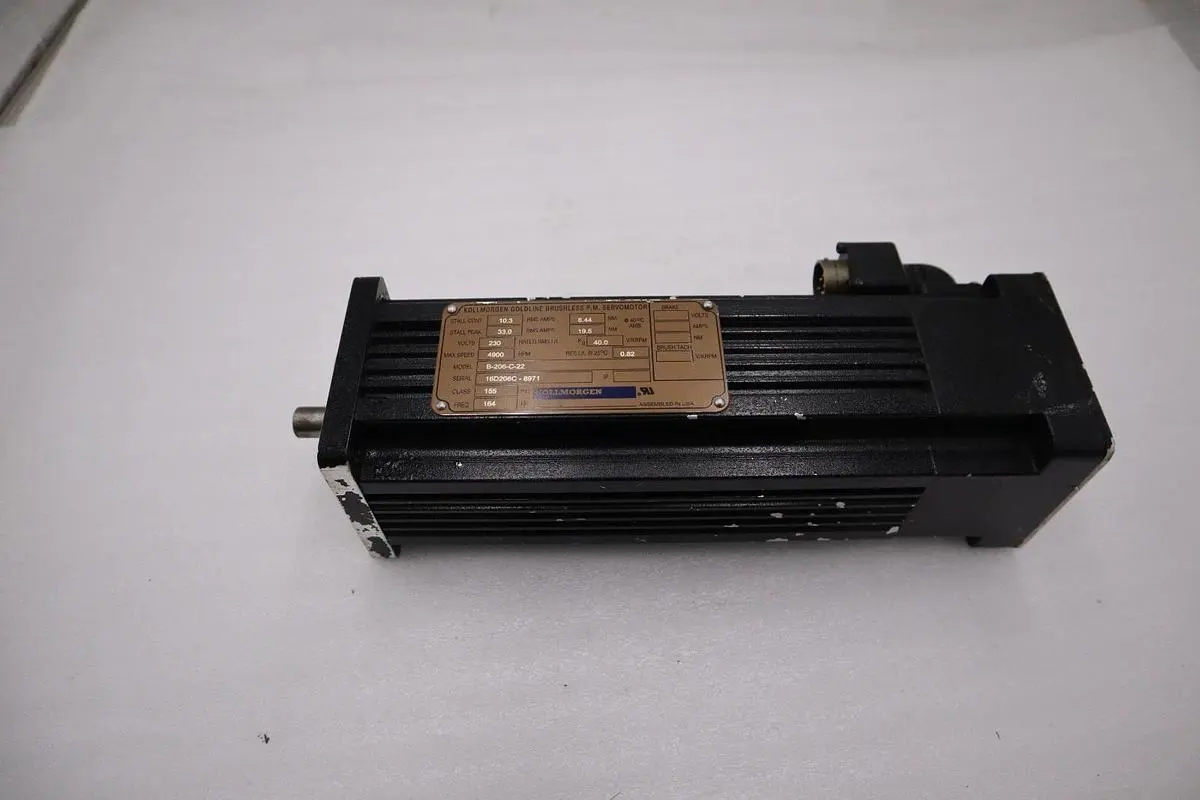 KOLLMORGEN B-206-C-22 Goldline Brushless P.M Servomotor STOCK H1254