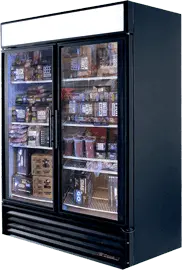 76-0014 True GDM-49F 2 Door Self Contained Freezer