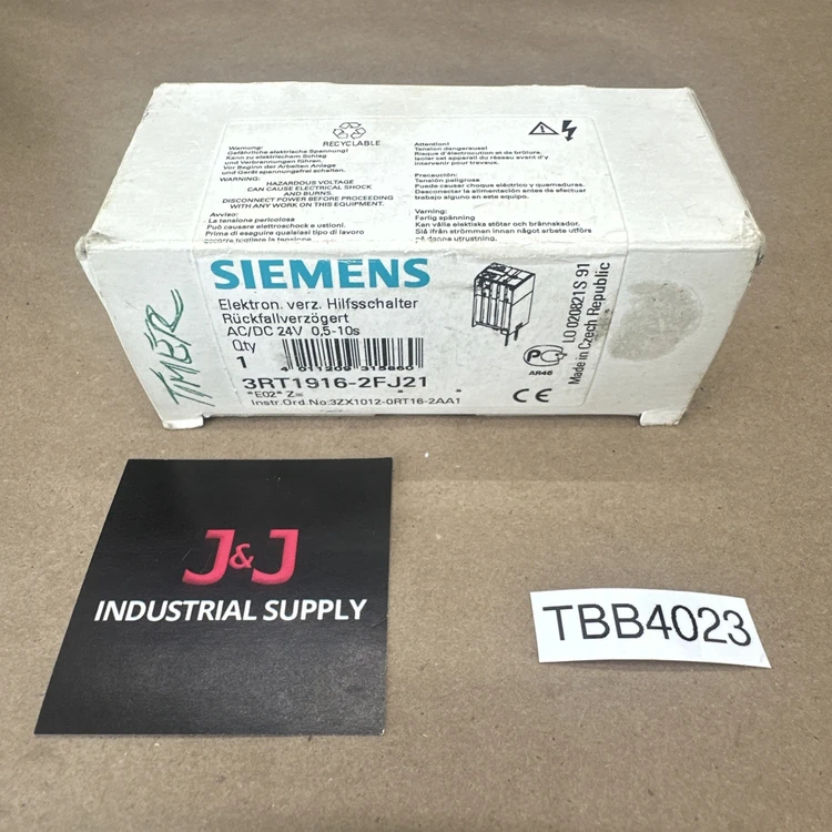 Used Siemens 3RT1916-2FJ21 Relays & Switches Indiana US | J&J Industrial Supply #521353