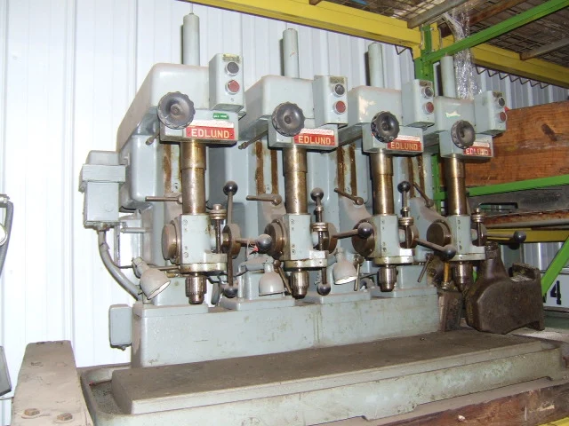 Used EDLUND 1F7 Heavy Duty & Sensitive Single Spindle Drills Minnesota US | INTER-PLANT SALES #339608