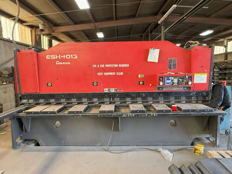 Used 2002 AMADA ESH40-13 Power Squaring Shears (Inch) Texas US | Revelation Machinery #936932