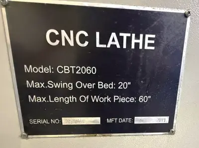 2017 BOLTON CBT-2060 CNC Lathes | Bayou Machinery (13)