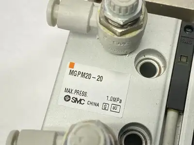 MGPM20-20 | SMC  Pneumatic Compact Guide Cylinder 20mm Bore 20mm Stroke - Used