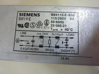 USED SIEMENS B84115-E-B60