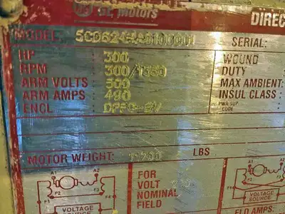 Motor, 300 HP, GE