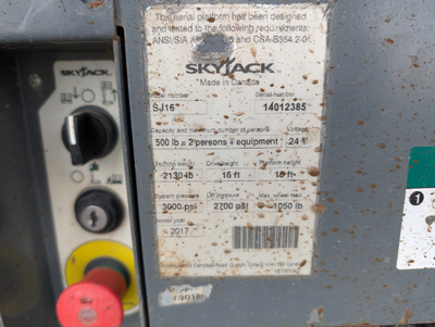Used 2017 SKYJACK SJ16 Manlifts Texas US | Stack Equipment #1498150