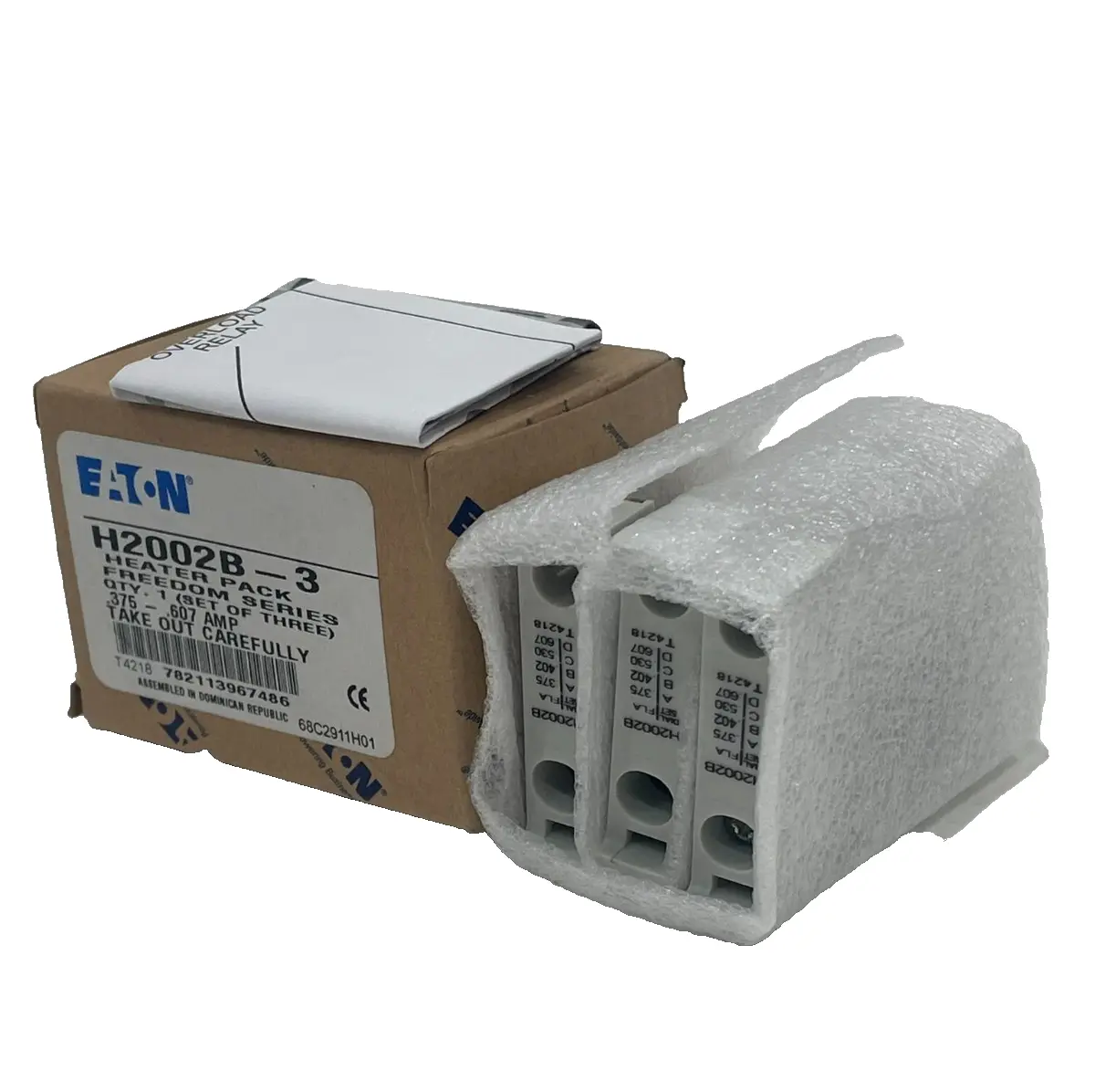 NEW CUTLER HAMMER/EATON H2002B-3 HEATER PACK H2002B 3