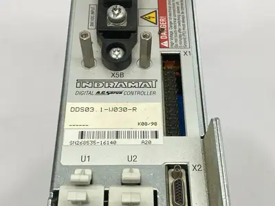 USED INDRAMAT AC SERVO CONTROLLER W/ FWC-DSM2.1-SSE-02VO9-MS
