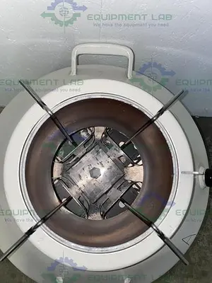 USED MVE CRYOSYSTEM SERIES 2000 CRYOGENIC SAMPLE STORAGE W/ ROLLER BASE 10650200