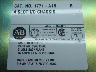 USED ALLENBRADLEY 1771A1B