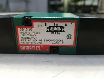 New | in-Stock NUMATICS 081SS600M000061 Solenoid Valves Michigan US | ND Industrial Surplus #1208672