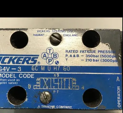 Used VICKERS DG4V-3-6C-M-U-H7-60 Valves/Fittings Michigan US | Ideal Machinery #583606