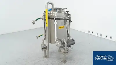 USED Allegheny Bradford 100 Liter Allegheny Bradford Reactor, S/S, 30/75#